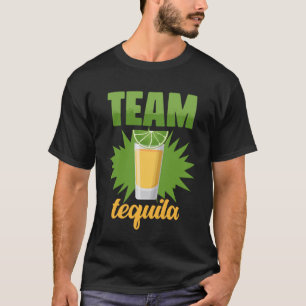 Team Tequila With Green Lime Salt Group Costume T-Shirt