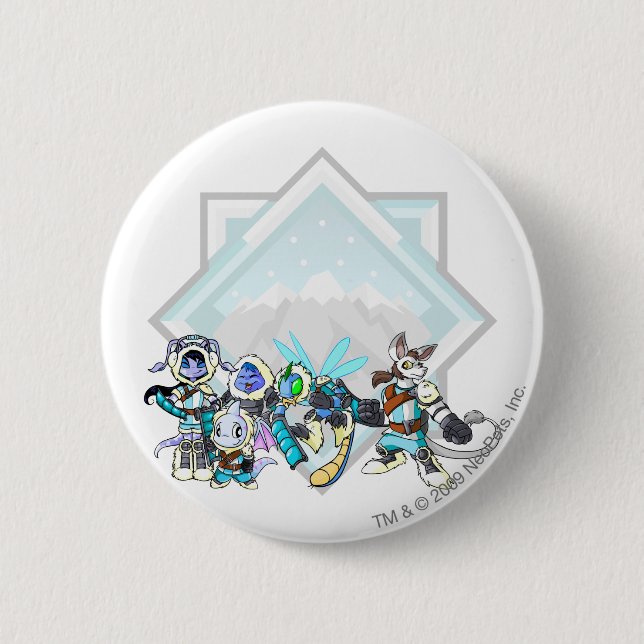 Team Terror Mountain Group 2 Inch Round Button (Front)