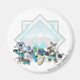 Team Terror Mountain Group Magnet