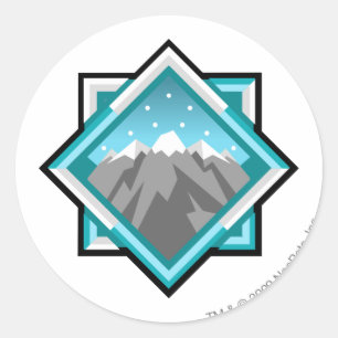 Team Terror Mountain Logo Classic Round Sticker