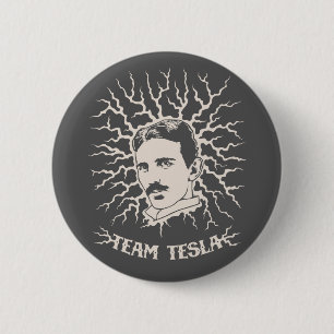 Team Tesla 2 Inch Round Button