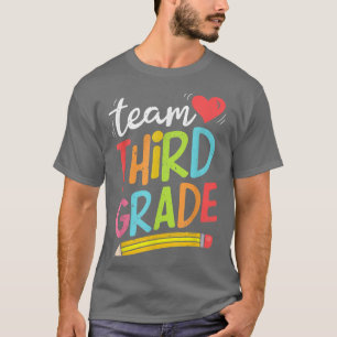 Team Third Grade Back To School 3rd Grade Teacher T-Shirt