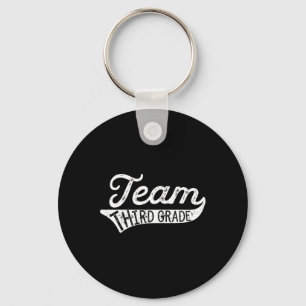 Team Third Grade - Student Teacher Ck To School  Keychain