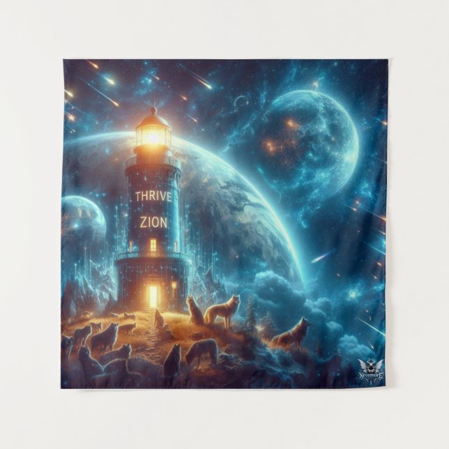 Team Thrive Wall Tapestry (Front)