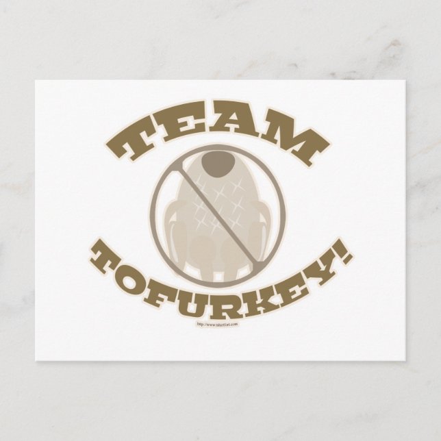 Team Tofurkey Postcard (Front)