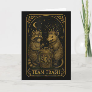 Team Traarot Card Racoon Opossum Lover Funny Men W