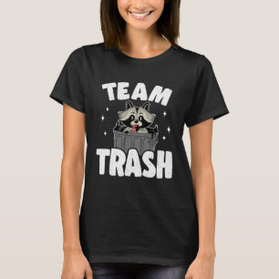 Team Trash Can Garbage Panda Raccoon Pullover Hood