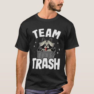 Team Trash Can Garbage Panda Raccoon Pullover Hood