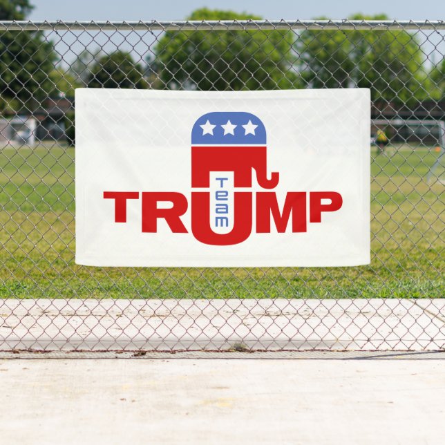 Team Trump Republican Banner (Insitu)