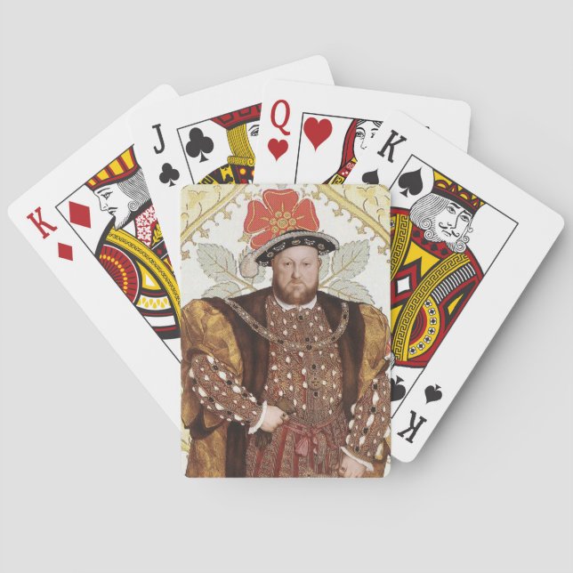Team Tudor - Tudor King Henry VIII of England Playing Cards (Back)