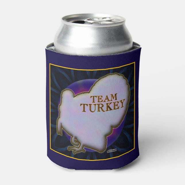 Team Turkey Can Cooler (Can Front)