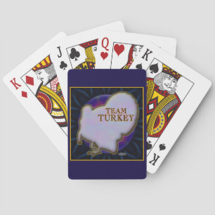 Team Turkey Playing Cards