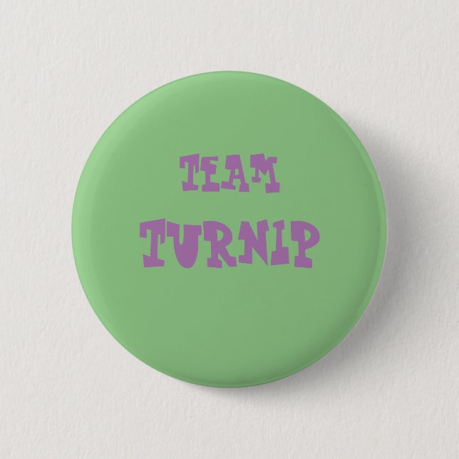 TEAM TURNIP Green Pin (Front)