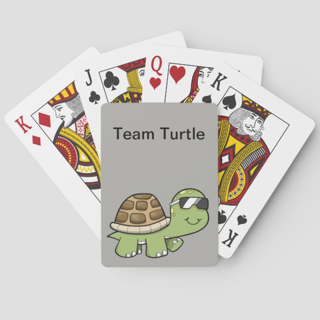 Team Turtle Playing Cards (Back)