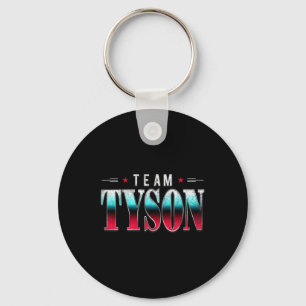Team Tyson Family Personalized Name Tyson Vintage  Keychain