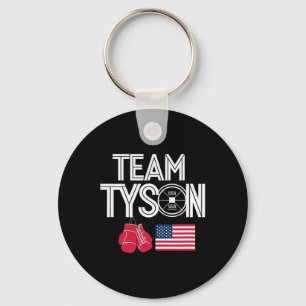Team Tyson Family Personalized Name Vintage  Keychain