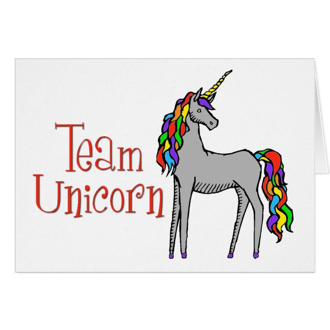 Team Unicorn Rainbow (Front Horizontal)