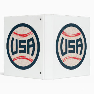 Team USA Baseball Binder