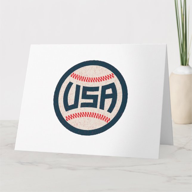 Team USA Baseball Card (Front)