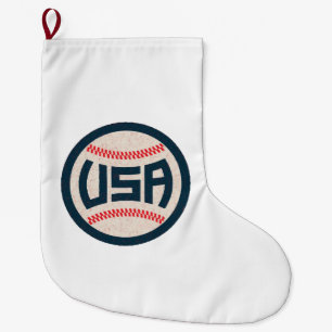 Team USA Baseball Large Christmas Stocking