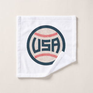 Team USA Baseball Wash Cloth