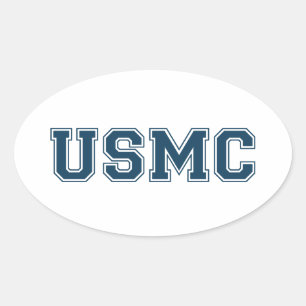 Team USMC Oval Sticker