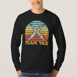 Team Vax Pro Vaccine Thanks Science Vaccination T-Shirt