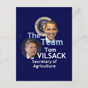 Team Vilsack Postcard