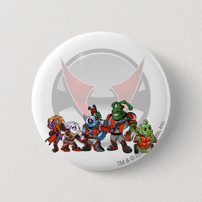Team Virtupets Space Station Group 2 Inch Round Button (Front)