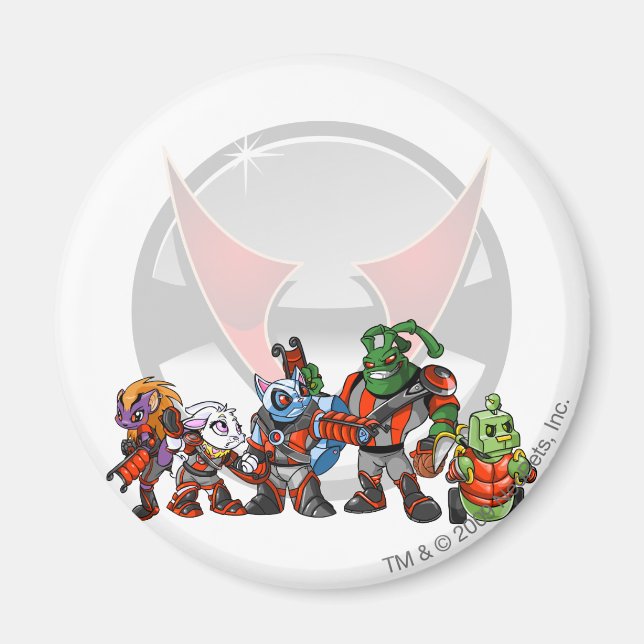 Team Virtupets Space Station Group Magnet (Front)