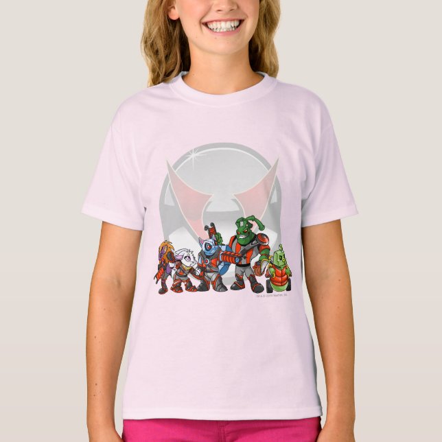 Team Virtupets Space Station Group T-Shirt (Front)