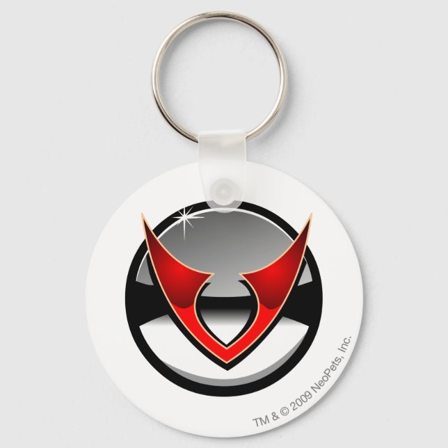 Team Virtupets Space Station Logo Keychain (Front)
