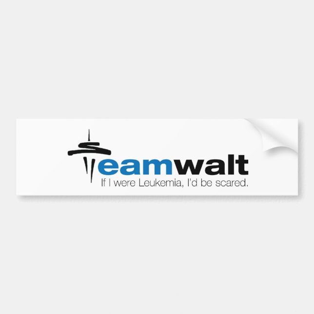 Team Walt Bumper Sticker (Front)
