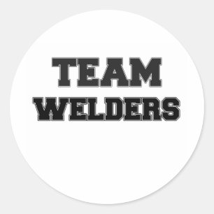 Team Welders Classic Round Sticker