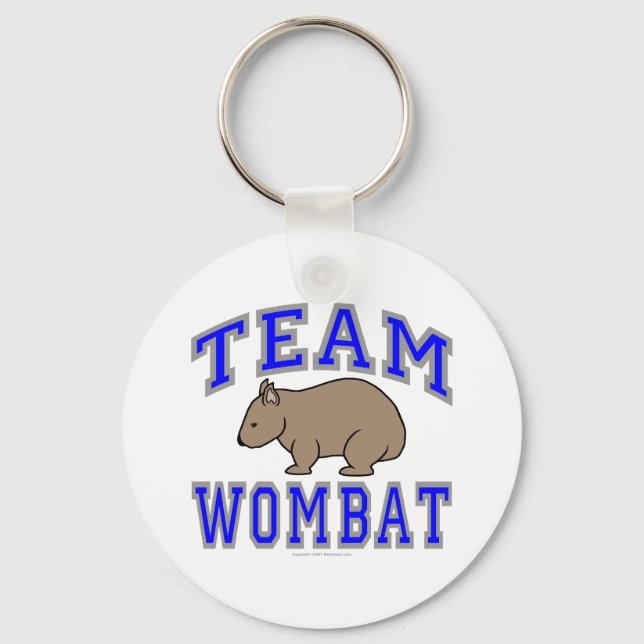 Team Wombat II Keychain (Front)
