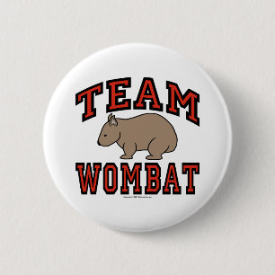 Team Wombat III 2 Inch Round Button