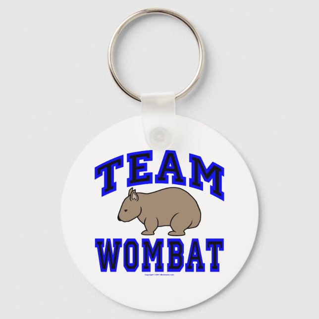 Team Wombat IV Keychain (Front)