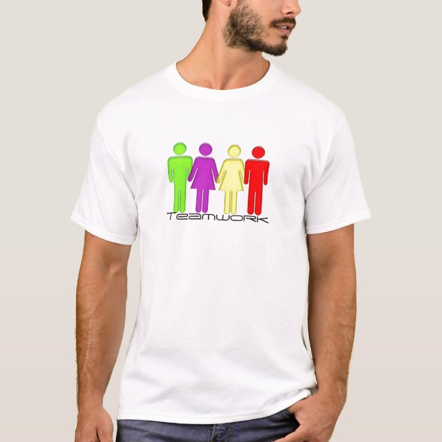 Team work coming together T-Shirt (Front)