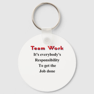 Team work keychain