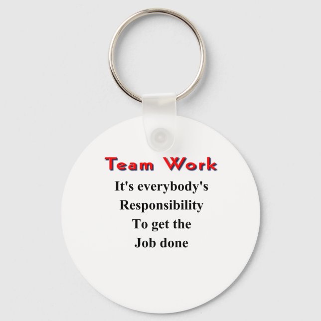 Team work keychain (Front)