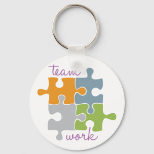 Team Work Keychain