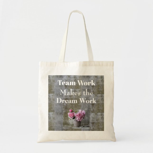 Team Work Tote Bag (Front)