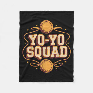 Team Yoyo Player Squad Yo-yo Fleece Blanket