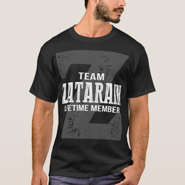 Team ZATARAIN Lifetime Member T-Shirt (Front)