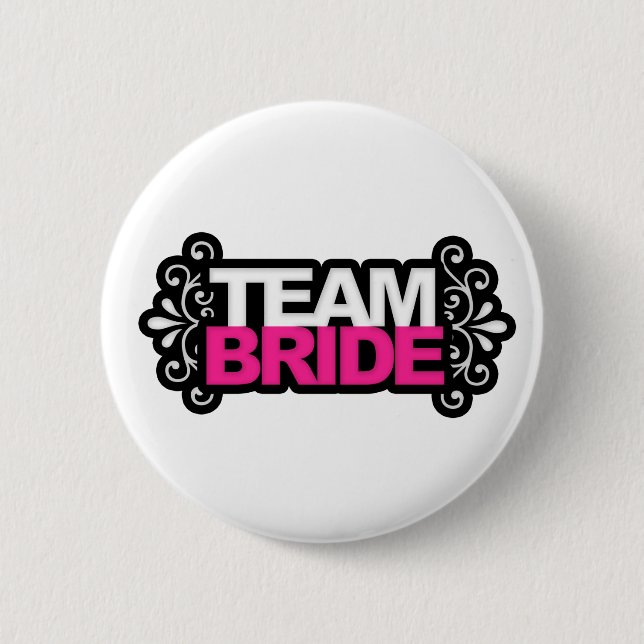 teambride3 2 inch round button (Front)