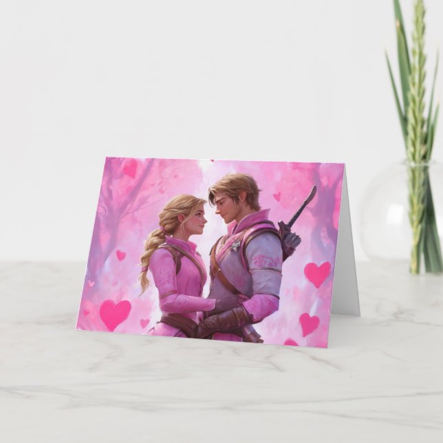 Teaming Up Valentine's Card (Front)