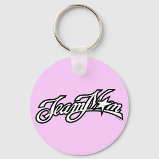 TeamMom Black Logo Keychain