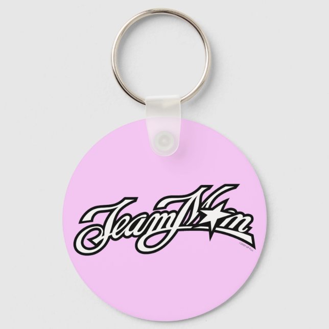 TeamMom Black Logo Keychain (Front)