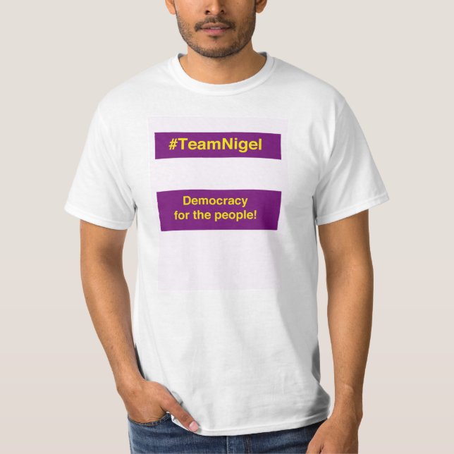 TeamNigel tee shirt (Front)