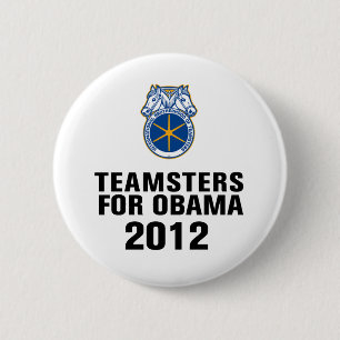 Teamsters For Obama 2 Inch Round Button